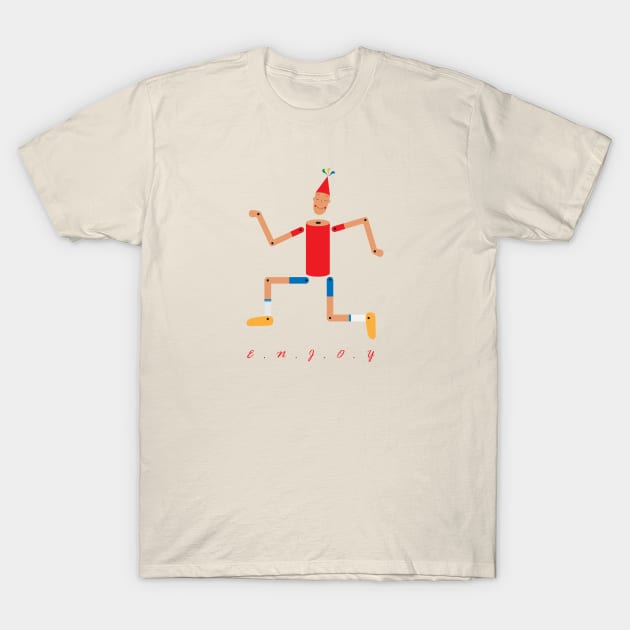 Boy Enjoy. T-Shirt by TRYorDIE